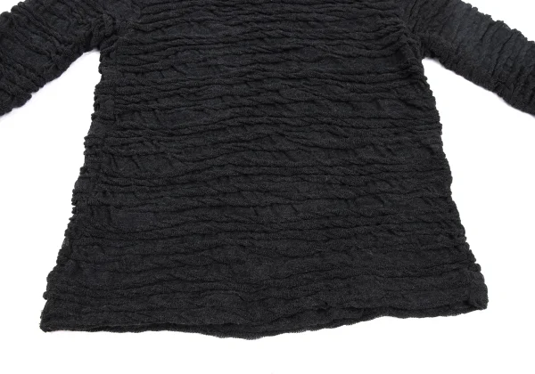 ISSEY MIYAKE PERMANENTE 3D Turtle Neck Knit Sweater K-172679_007