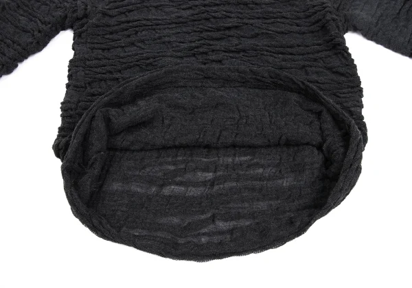 ISSEY MIYAKE PERMANENTE 3D Turtle Neck Knit Sweater K-172679_008
