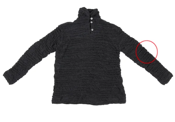 ISSEY MIYAKE PERMANENTE 3D Turtle Neck Knit Sweater K-172679_009
