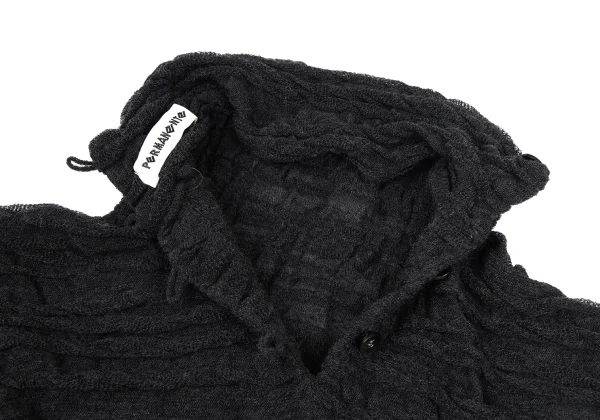 ISSEY MIYAKE PERMANENTE 3D Turtle Neck Knit Sweater K-172679_012