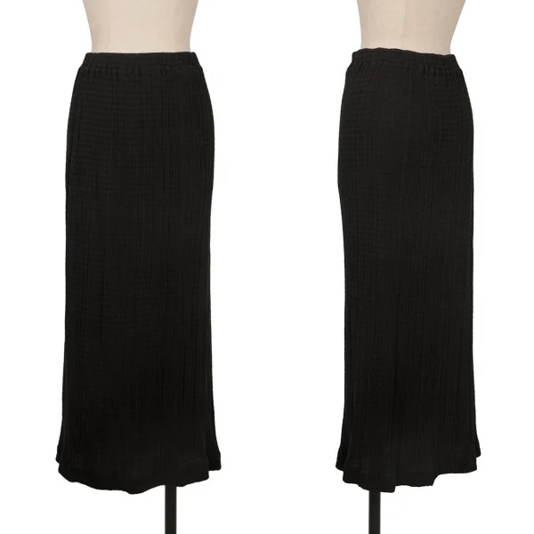 ISSEY MIYAKE PERMANENTE Design Weave T Shirt & Skirt K-172684_010