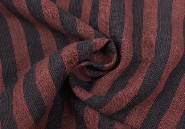 ISSEY MIYAKE PERMANENTE Stripe Short Sleeve Pullover Blouse K-172686_013