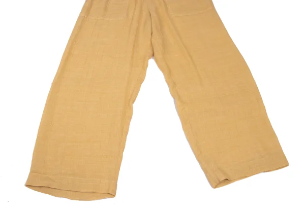 ISSEY MIYAKE PERMANENTE Linen Poly Elastic Waist Pants K-172690_005
