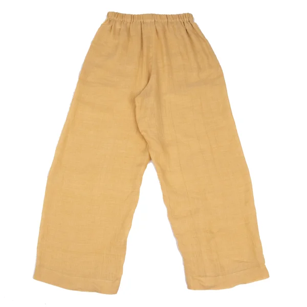 ISSEY MIYAKE PERMANENTE Linen Poly Elastic Waist Pants K-172690_008