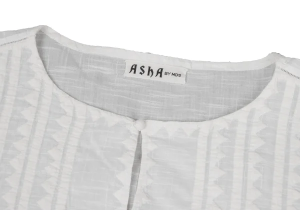 ASHA BY MDS Zigzag Design Blouse K-172692_005