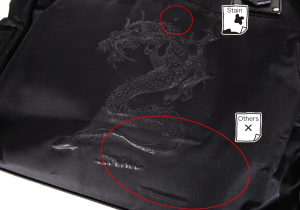 Jean Paul GAULTIER Dragon Emboss Tote Bag K-172695_010