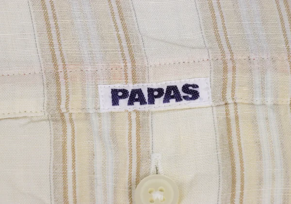 Papas Stripe Hooded Shirt K-172698_006