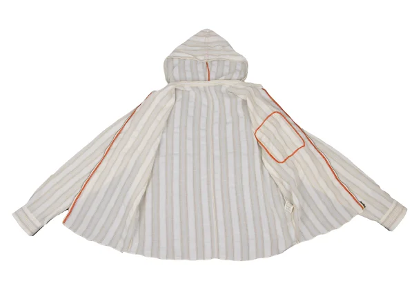 Papas Stripe Hooded Shirt K-172698_010