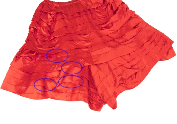 COMME des GARCONS Acetate Tiered Shorts K-172700_005
