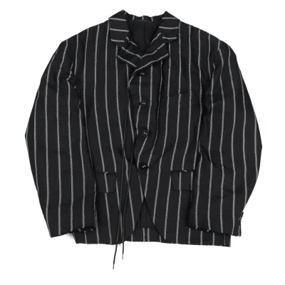 COMME des GARCONS HOMME PLUS Poly Cord Design Stripe Jacket
