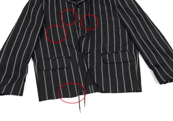 COMME des GARCONS HOMME PLUS Poly Cord Design Stripe Jacket K-172702_009