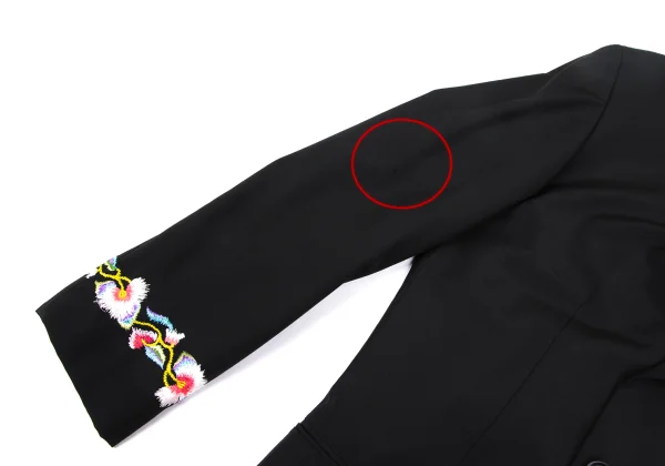 Yohji Yamamoto POUR HOMME Sleeve Embroidery Double Jacket K-172703_006