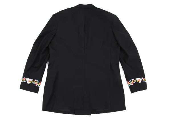 Yohji Yamamoto POUR HOMME Sleeve Embroidery Double Jacket K-172703_016