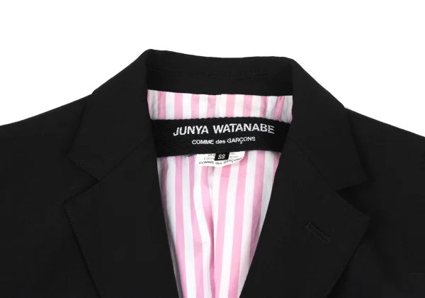 JUNYA WATANABE COMME des GARCONS Striped Lining Wool 2B Jacket K-172704_004