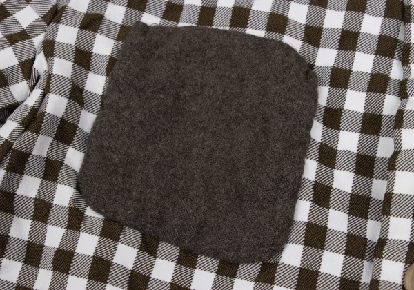 COMME des GARCONS Patch Pocket Gingham Check Jacket K-172706_006