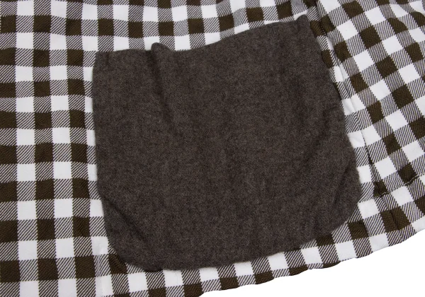 COMME des GARCONS Patch Pocket Gingham Check Jacket K-172706_010