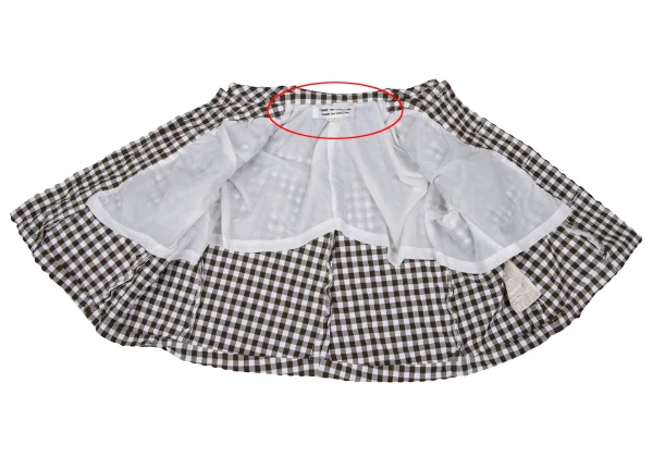 COMME des GARCONS Patch Pocket Gingham Check Jacket K-172706_011