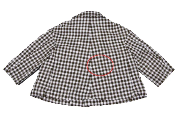 COMME des GARCONS Patch Pocket Gingham Check Jacket K-172706_013
