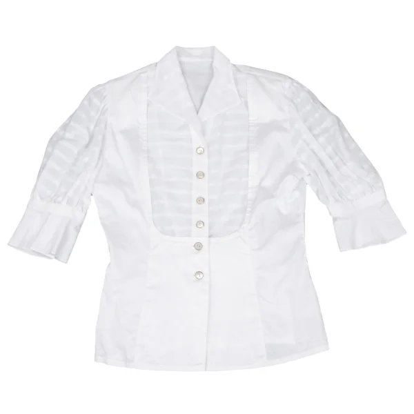 Christian Dior Sheer Switching Blouse K-172708_002