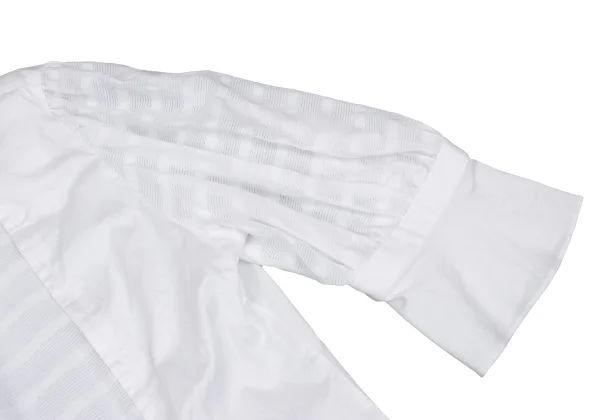 Christian Dior Sheer Switching Blouse K-172708_009