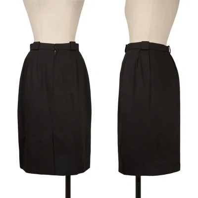 Christian Dior Poly Cotton Front Slit Skirt