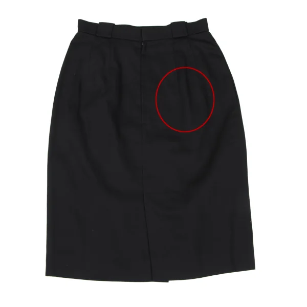 Christian Dior Poly Cotton Front Slit Skirt K-172709_009