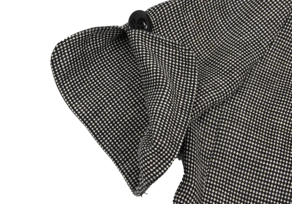 Christian Dior Linen Design Weave Short Sleeve Jacket K-172711_008