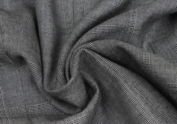 Christian Dior Wool Rayon Glen Check Collarless Jacket K-172712_017