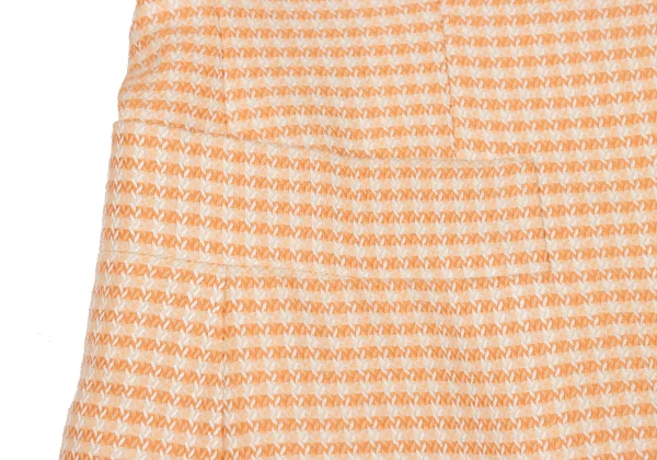 Christian Dior Wool Silk Check Weave Collarless Jacket K-172715_010