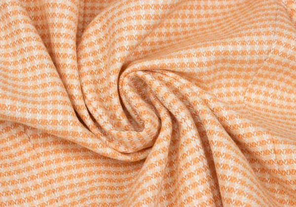 Christian Dior Wool Silk Check Weave Collarless Jacket K-172715_014