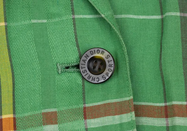 Christian Dior SPORTS Linen Madras Check Jacket K-172718_008