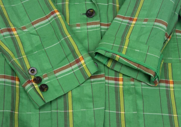 Christian Dior SPORTS Linen Madras Check Jacket K-172718_010