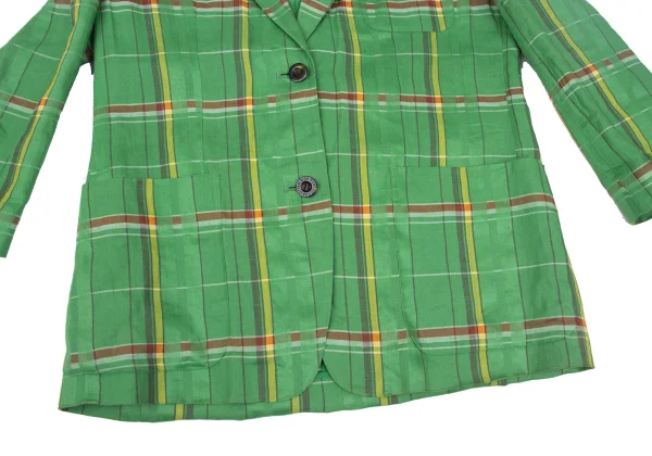 Christian Dior SPORTS Linen Madras Check Jacket K-172718_011