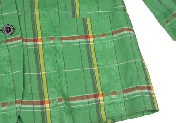 Christian Dior SPORTS Linen Madras Check Jacket K-172718_012