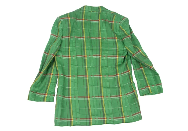 Christian Dior SPORTS Linen Madras Check Jacket K-172718_014