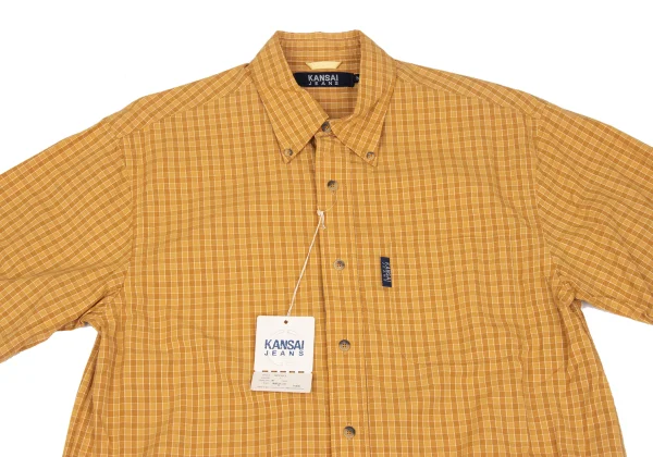 KANSAI JEANS Cotton Check Short Sleeve Shirt K-172719_002