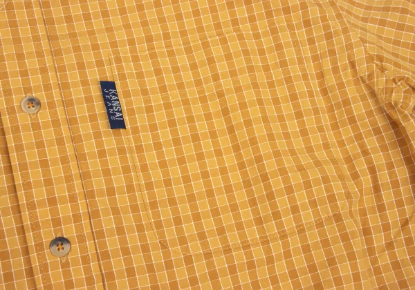 KANSAI JEANS Cotton Check Short Sleeve Shirt K-172719_006