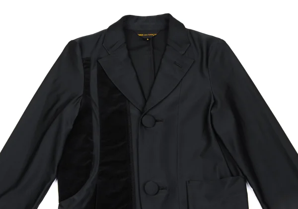 COMME des GARCONS Velour Switching Stretch Jacket K-172721_003