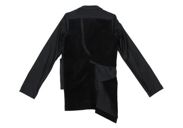 COMME des GARCONS Velour Switching Stretch Jacket K-172721_014
