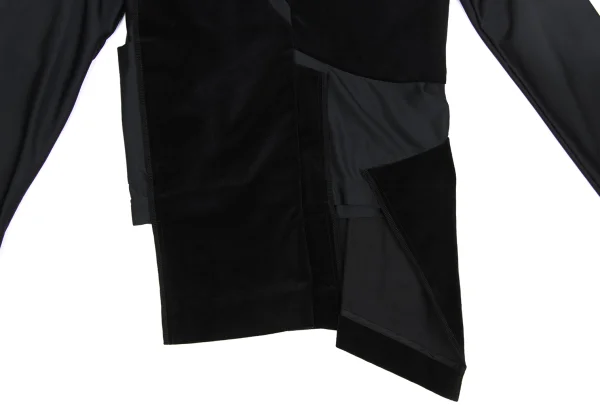 COMME des GARCONS Velour Switching Stretch Jacket K-172721_016