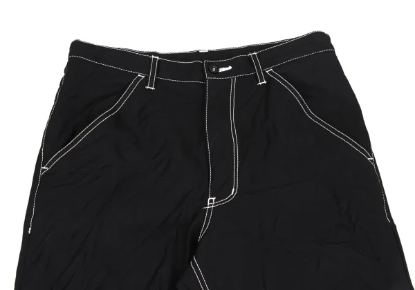 BLACK COMME des GARCONS Stitch Roll-Up Pants K-172725_002