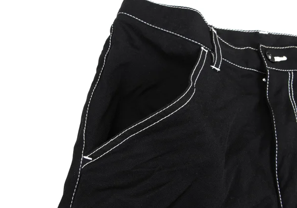 BLACK COMME des GARCONS Stitch Roll-Up Pants K-172725_006