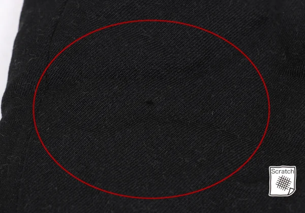 BLACK COMME des GARCONS Stitch Roll-Up Pants K-172725_009