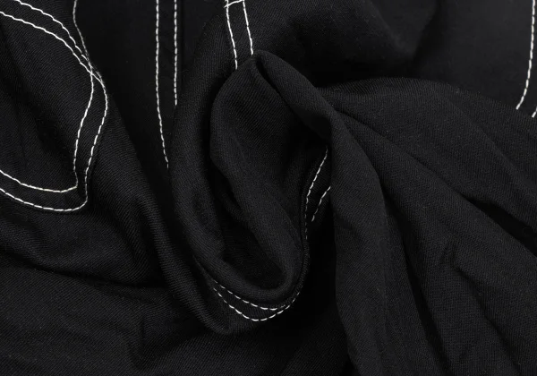 BLACK COMME des GARCONS Stitch Roll-Up Pants K-172725_014