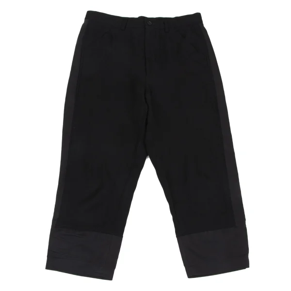 BLACK COMME des GARCONS Switching Cropped Pants Black XS K-172726_001