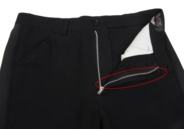 BLACK COMME des GARCONS Switching Cropped Pants K-172726_005