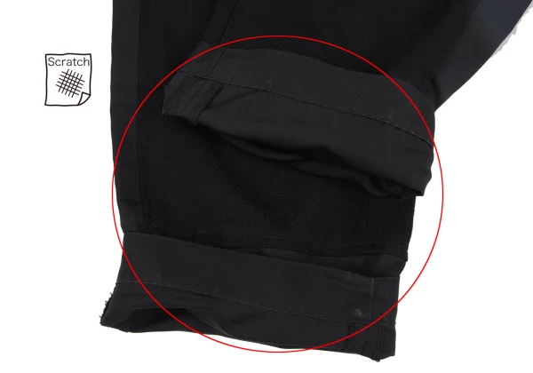 BLACK COMME des GARCONS Switching Cropped Pants K-172726_011