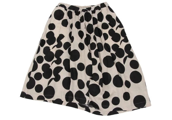 COMME des GARCONS Dot Print Hole Design Skirt Pants K-172727_002