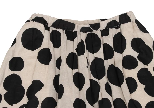 COMME des GARCONS Dot Print Hole Design Skirt Pants K-172727_003