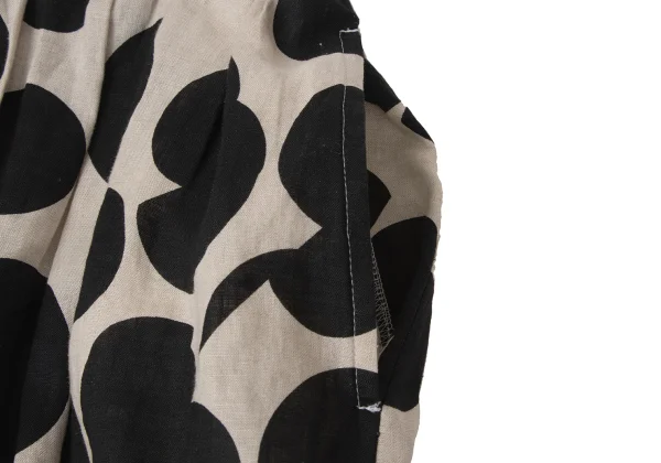 COMME des GARCONS Dot Print Hole Design Skirt Pants K-172727_004